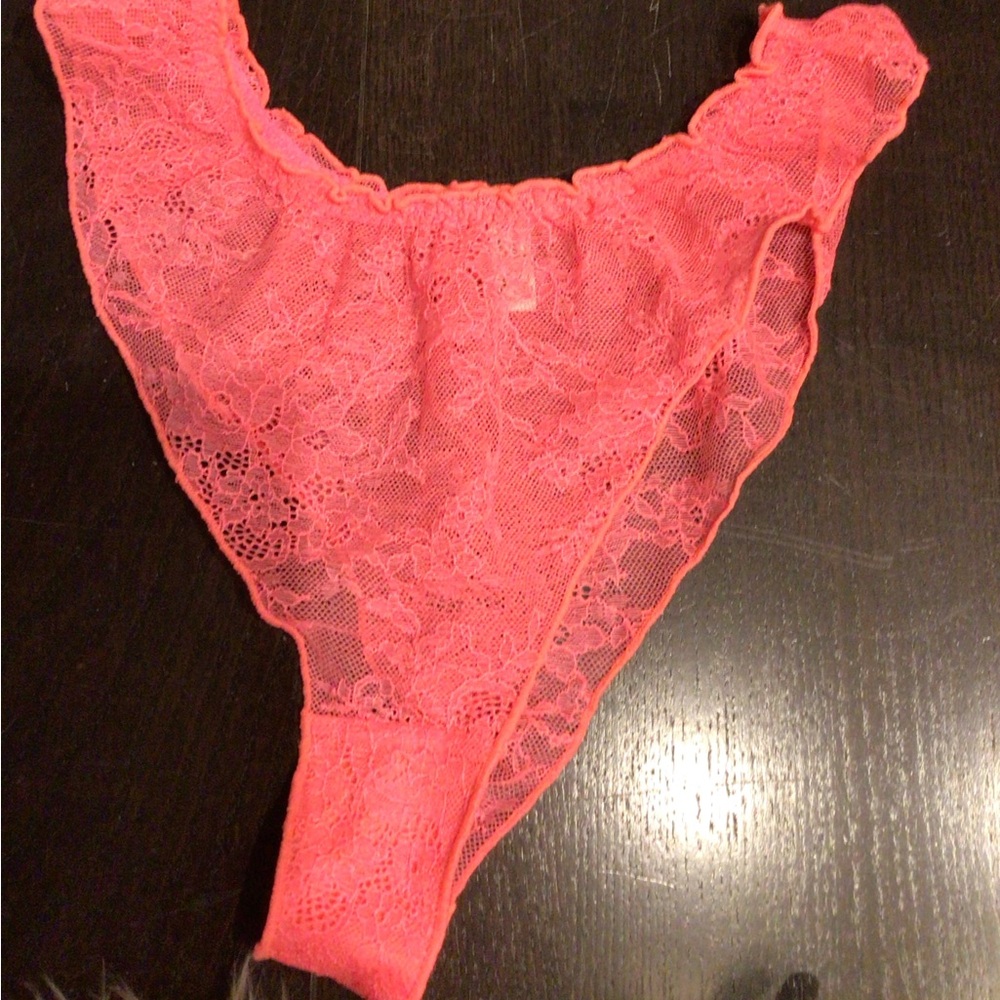 Free People Lace Women's Intimate in Coral Pink